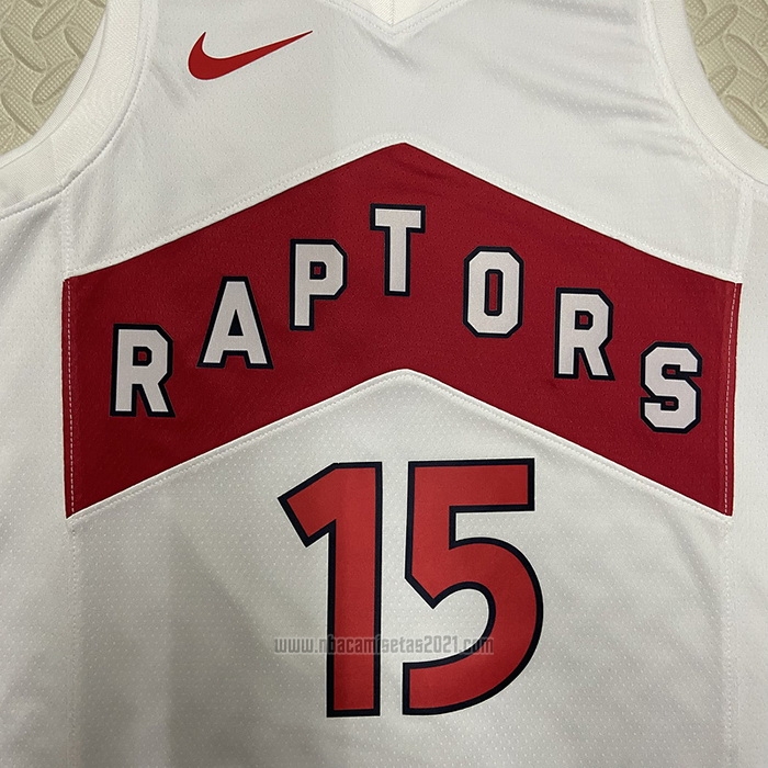 Camiseta Toronto Raptors Vince Carter #15 Association 2022-23 Blanco